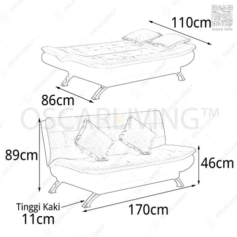 SOFABED Sofabed OLC OLIV Boston OLIV OSCARLIVING