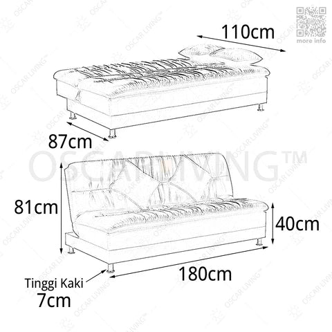 SOFABED Sofabed OLC OLIV Quincy OLIV OSCARLIVING