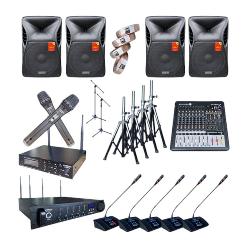 SOUND SYSTEM Bundling A Conference Wireless AUDERPRO AP-9000 AUDERPRO OSCARLIVING