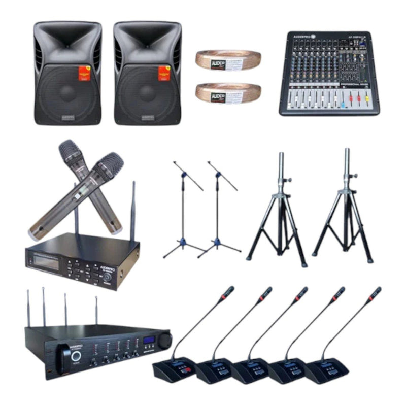 SOUND SYSTEM Bundling C Conference Wireless AUDERPRO AP-9000 AUDERPRO OSCARLIVING