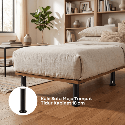 sparepart PARTS0049 Kaki Sofa Meja Tempat Tidur Kabinet 18 cm PARTS DIVISION OSCARLIVING