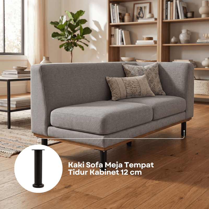 sparepart PARTS0052 Kaki Sofa Meja Tempat Tidur Kabinet 12 cm PARTS DIVISION OSCARLIVING