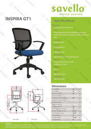 Kursi Staff Kursi Kantor Savello Inspira GT1 SAVELLO OSCARLIVING