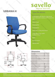 Kursi Staff Kursi Kantor Savello Urbana L SAVELLO OSCARLIVING