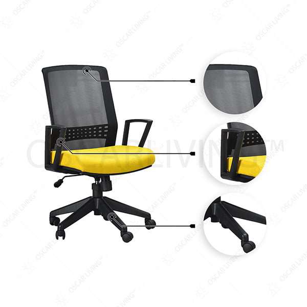 Kursi Staff Kursi Kantor Savello Vitro LT0 SAVELLO OSCARLIVING