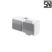 Stop Kontak Saklar dan Stop Kontak Dinding (Outbow) Meval Waterproof SV1 - S53 MEVAL OSCARLIVING