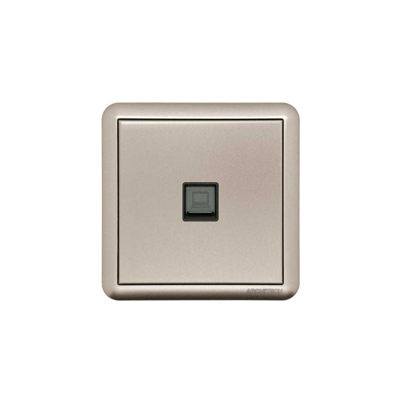 Stop Kontak Stop Kontak Data Dinding (Inbow) Architech Dynamic A23-E02 Cat 6 ARCHITECH OSCARLIVING