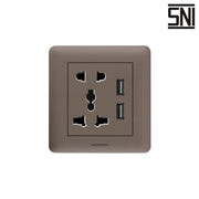 Stop Kontak Stop Kontak Dinding (Inbow) Architech Infinity A63-C06U ARCHITECH OSCARLIVING