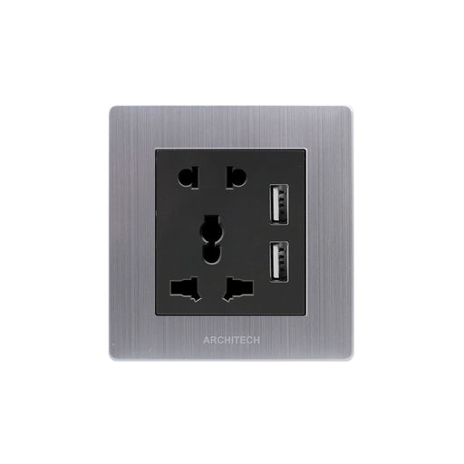 Stop Kontak Stop Kontak Dinding (Inbow) Architech Venus A69-C06U ARCHITECH OSCARLIVING
