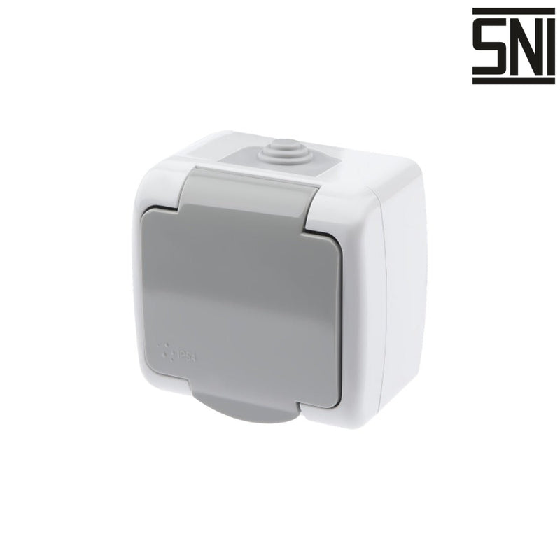 Stop Kontak Stop Kontak Dinding (Outbow) Meval Waterproof SV1 - S33 MEVAL OSCARLIVING