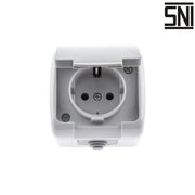 Stop Kontak Stop Kontak Dinding (Outbow) Meval Waterproof SV1 - S33 MEVAL OSCARLIVING