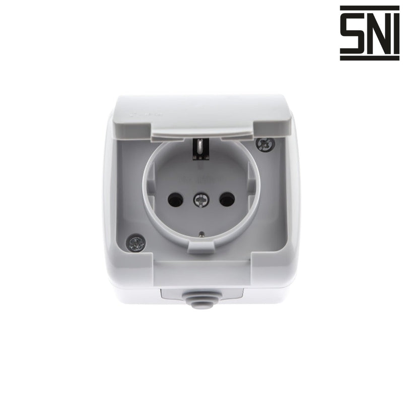 Stop Kontak Stop Kontak Dinding (Outbow) Meval Waterproof SV1 - S33 MEVAL OSCARLIVING