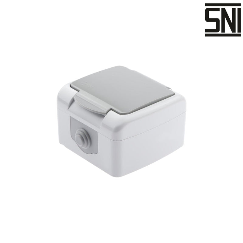 Stop Kontak Stop Kontak Dinding (Outbow) Meval Waterproof SV1 - S33 MEVAL OSCARLIVING