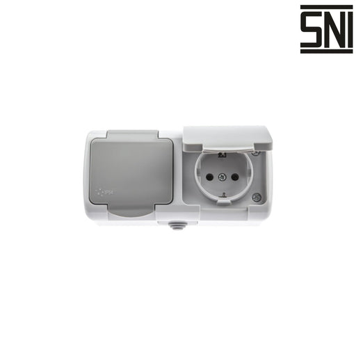 Stop Kontak Stop Kontak Dinding (Outbow) Meval Waterproof SV1 - S43 MEVAL OSCARLIVING