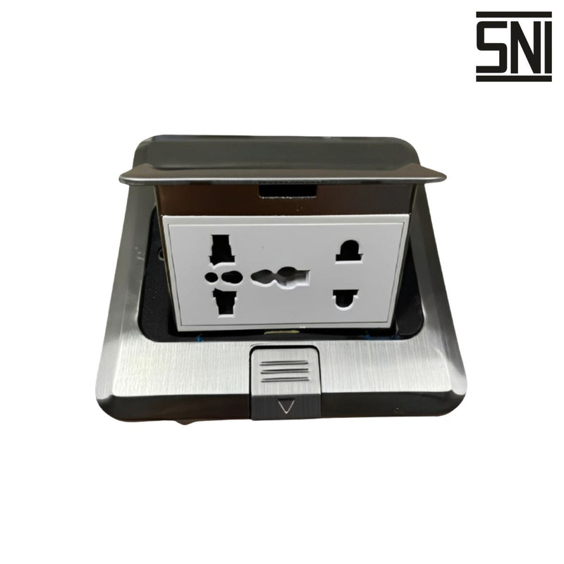 Stop Kontak Stop Kontak Tanam Lantai Hik Smart Floor Socket Universal Five Six Socket HIK SMART OSCARLIVING