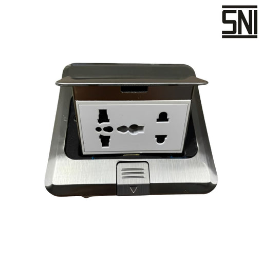 Stop Kontak Stop Kontak Tanam Lantai Hik Smart Floor Socket Universal Five Six Socket HIK SMART OSCARLIVING