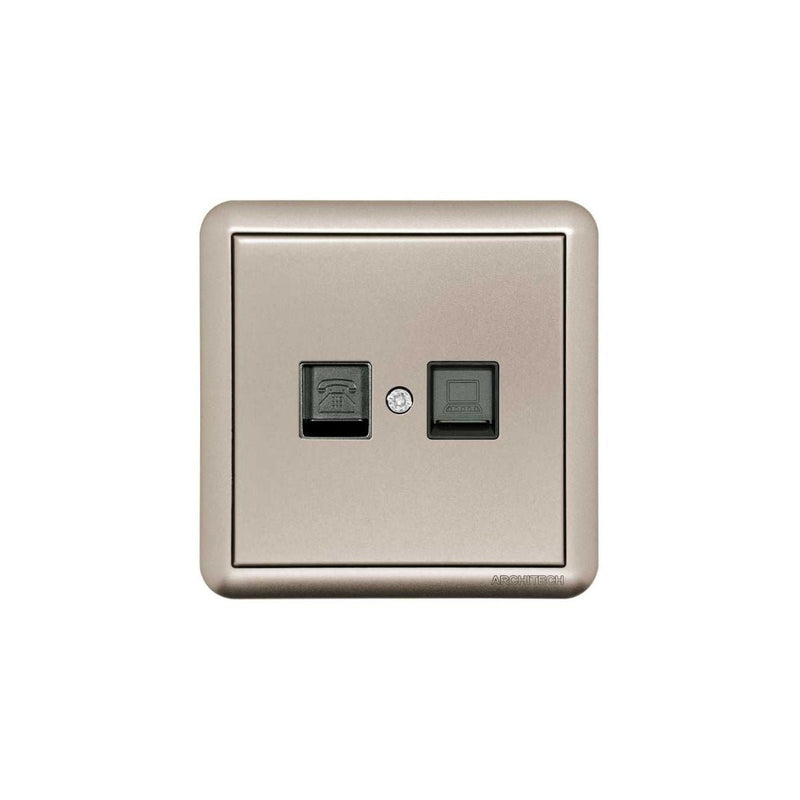 Stop Kontak Stop Kontak Telepon (Inbow) Architech Dynamic A23-E0102 ARCHITECH OSCARLIVING