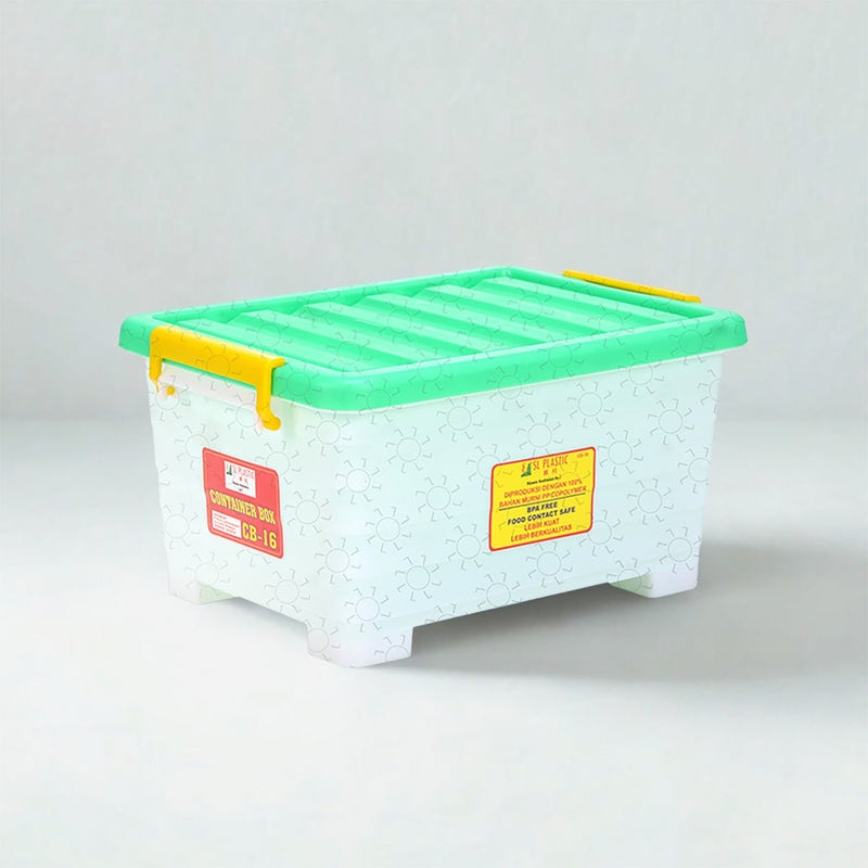 Storage Box Kontainer Kotak Penyimpanan SL Plastik CB16 | SL Plastic Storage Container Box CB16 SL PLASTIC OSCARLIVING