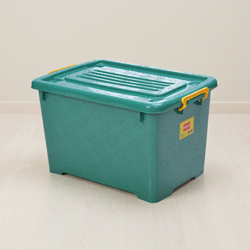 Storage Box Shinplast CB95 Kapasitas 95L Dengan Roda / Box Serbaguna CB95 GREEN EDITION SHINPO OSCARLIVING