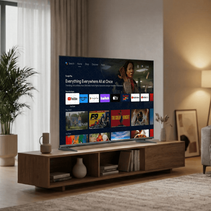 TELEVISI TV Aqua AQT75M80FUX Mini - LED 4K UHD 75Inch AQUA OSCARLIVING