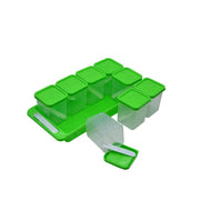 Tempat Bumbu Tempat Bumbu Green Leaf 7257 8inch | Spice Deck GREEN LEAF OSCARLIVING