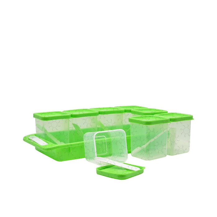 Tempat Bumbu Tempat Bumbu Green Leaf 7257 8inch | Spice Deck GREEN LEAF OSCARLIVING