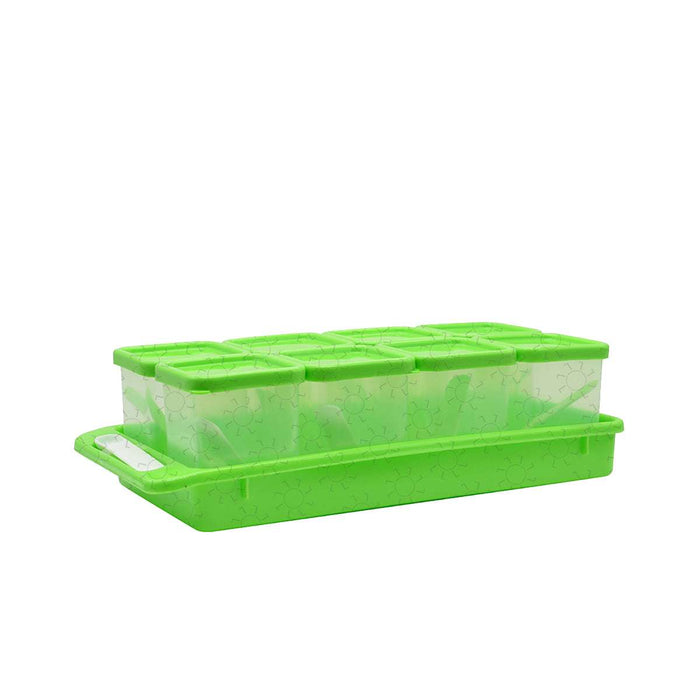 Tempat Bumbu Tempat Bumbu Green Leaf 7257 8inch | Spice Deck GREEN LEAF OSCARLIVING