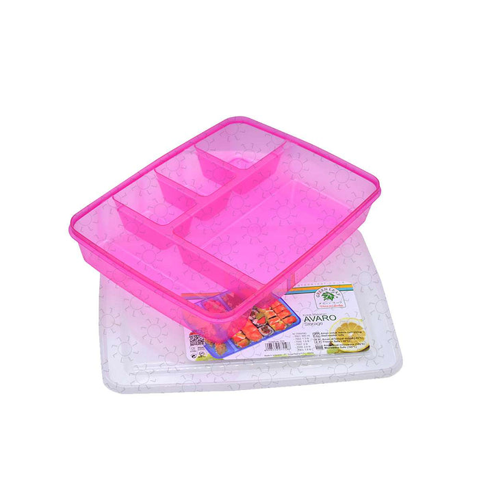 TEMPAT MAKAN Tempat Makan Green Leaf Avaro 7559 | Warna Random GREEN LEAF OSCARLIVING