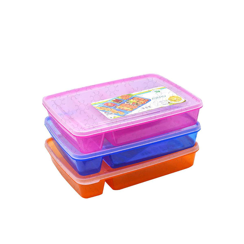 TEMPAT MAKAN Tempat Makan Green Leaf Avaro 7559 | Warna Random GREEN LEAF OSCARLIVING