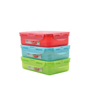 TEMPAT MAKAN Tempat Makan Green Leaf Lock with Partition 7211P GREEN LEAF OSCARLIVING