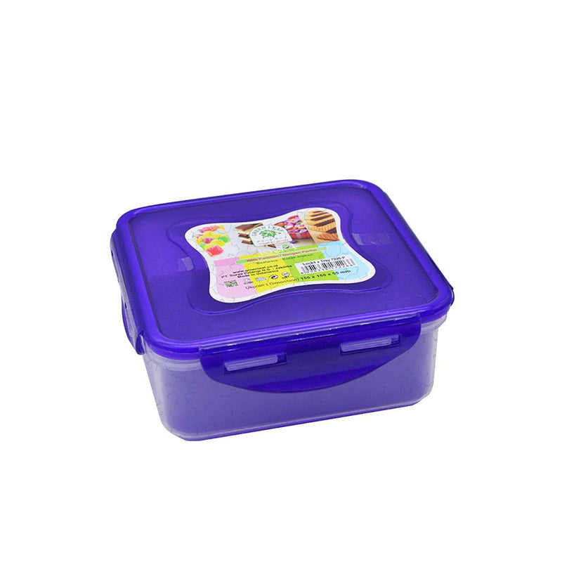 TEMPAT MAKAN Tempat Makan Green Leaf Lock with Partition 7226P GREEN LEAF OSCARLIVING