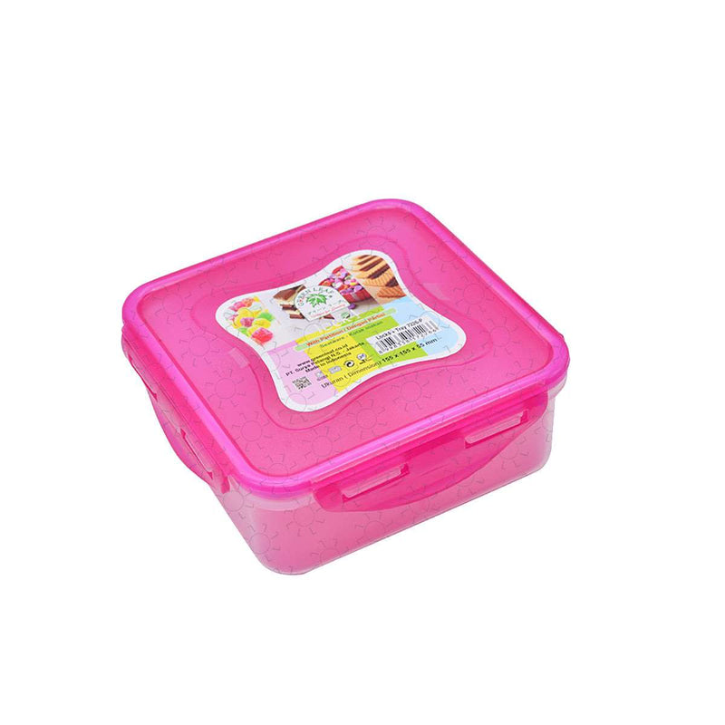 TEMPAT MAKAN Tempat Makan Green Leaf Lock with Partition 7226P GREEN LEAF OSCARLIVING