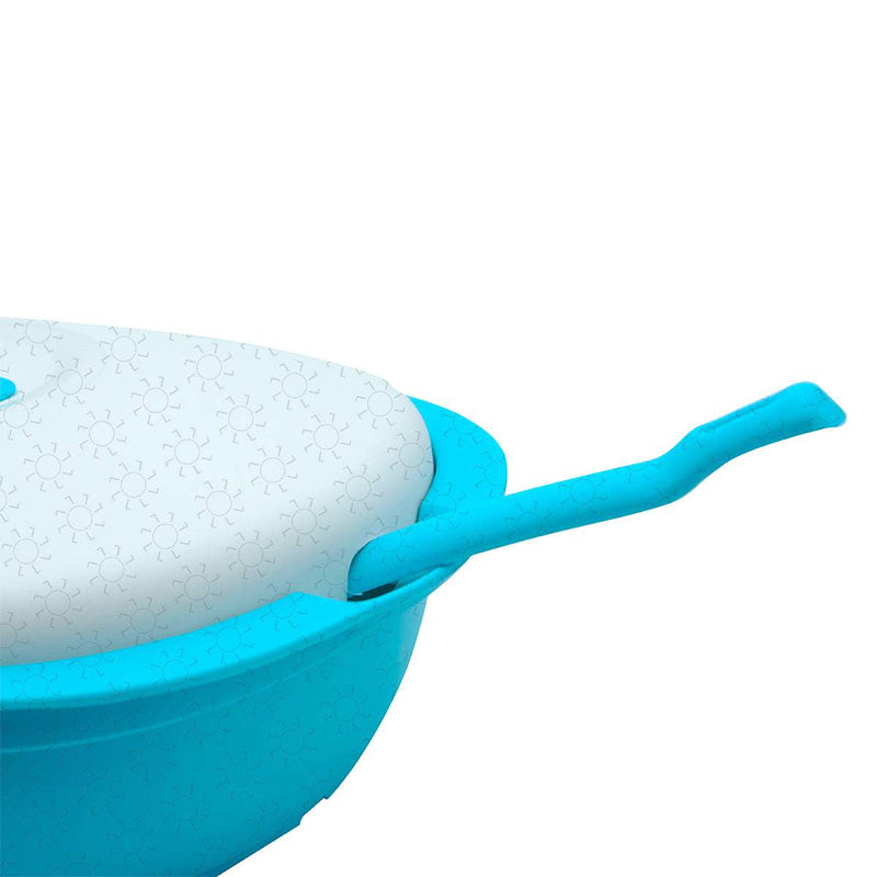 TEMPAT MAKAN Tempat Makan Green Leaf Verona 7691 dengan Ladle | Warna Random GREEN LEAF OSCARLIVING