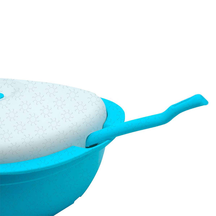 TEMPAT MAKAN Tempat Makan Green Leaf Verona 7691 dengan Ladle | Warna Random GREEN LEAF OSCARLIVING