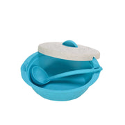 TEMPAT MAKAN Tempat Makan Green Leaf Verona 7691 dengan Ladle | Warna Random GREEN LEAF OSCARLIVING