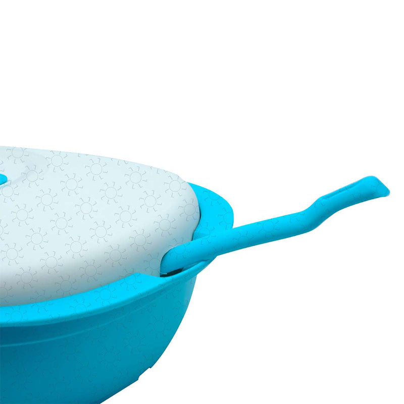 TEMPAT MAKAN Tempat Makan Green Leaf Verona 7692 dengan Ladle | Warna Random GREEN LEAF OSCARLIVING
