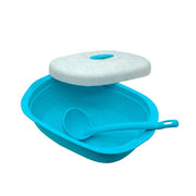 TEMPAT MAKAN Tempat Makan Green Leaf Verona 7692 dengan Ladle | Warna Random GREEN LEAF OSCARLIVING