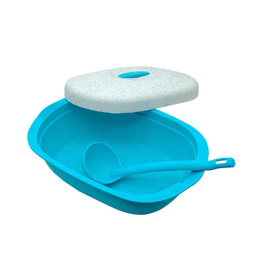 TEMPAT MAKAN Tempat Makan Green Leaf Verona 7692 dengan Ladle | Warna Random GREEN LEAF OSCARLIVING