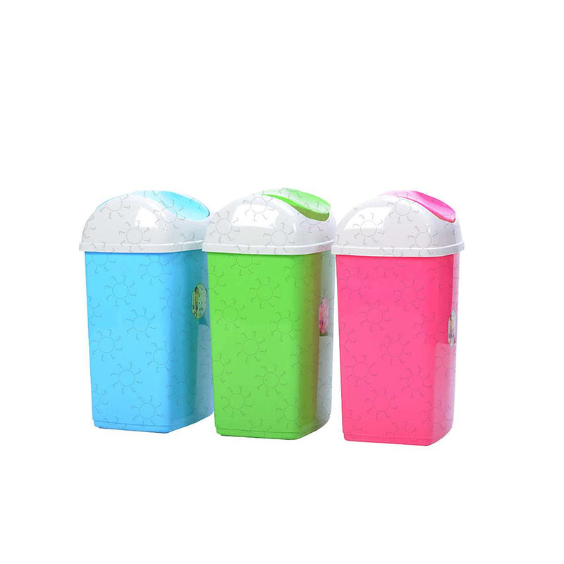 Tempat Sampah Tempat Sampah Green Leaf Aurion Dustbin 24L 2003N | Warna Random GREEN LEAF OSCARLIVING
