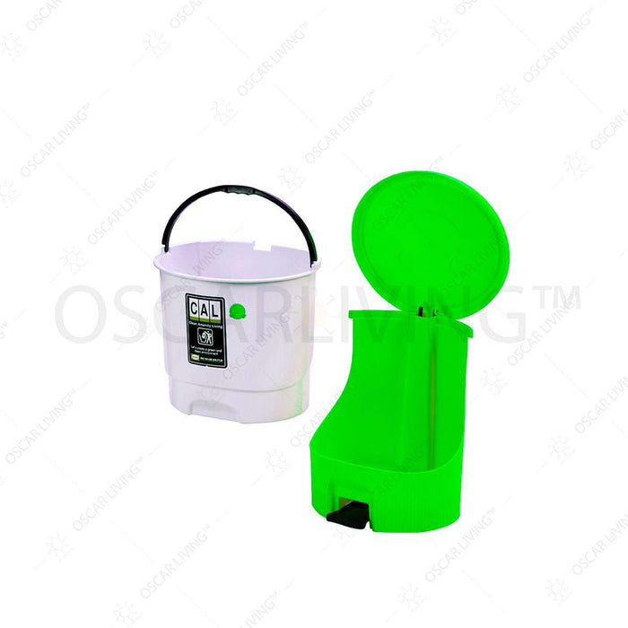 Tempat Sampah Tempat Sampah Injak Tutup Bulat Shinpo 715 SHINPO OSCARLIVING