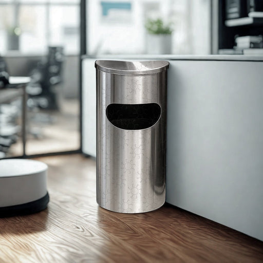 Tempat Sampah Tempat Sampah Jaya Stainless SS 1/2 Lingkaran 35L JAYA STAINLESS OSCARLIVING