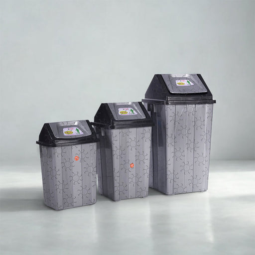 Tempat Sampah Tempat Sampah Keranjang Serbaguna SL Plastik Kotak Swing Top SL PLASTIC OSCARLIVING