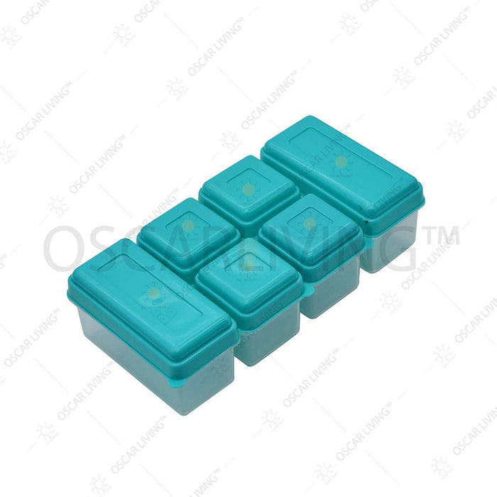 WADAH BUMBU - SEASONING CONTAINER Tempat Bumbu Green Leaf IVONE 7242 | Seasoning Container IVONE 7242 GREEN LEAF OSCARLIVING