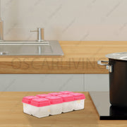 WADAH BUMBU - SEASONING CONTAINER Tempat Bumbu Green Leaf IVONE 7242 | Seasoning Container IVONE 7242 GREEN LEAF OSCARLIVING