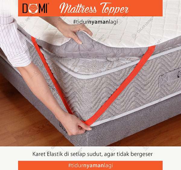 Mattress Topper Lapisan Kasur Domi Topper Original DOMI OSCARLIVING