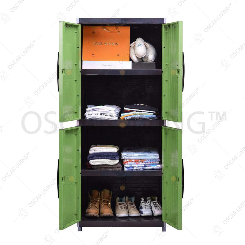 LEMARI PLASTIK - PLASTIC WARDROBE Lemari Plastik Miami Orlando Premium 4 Susun | Plastic Wardrobe MIAMI OSCARLIVING
