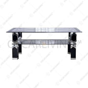 MEJA TAMU - COFFEE TABLE Meja Ruang Tamu OLIV HWANG MT1158 Kaca OLIV OSCARLIVING
