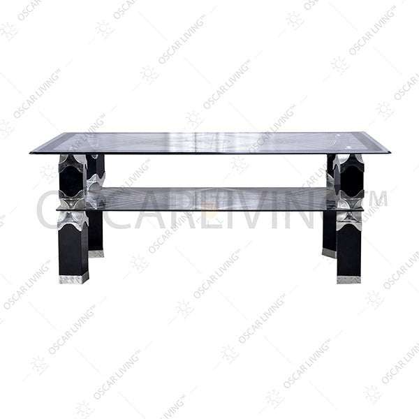 MEJA TAMU - COFFEE TABLE Meja Ruang Tamu OLIV HWANG MT1158 Kaca OLIV OSCARLIVING