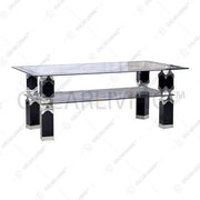 MEJA TAMU - COFFEE TABLE Meja Ruang Tamu OLIV HWANG MT1158 Kaca OLIV OSCARLIVING
