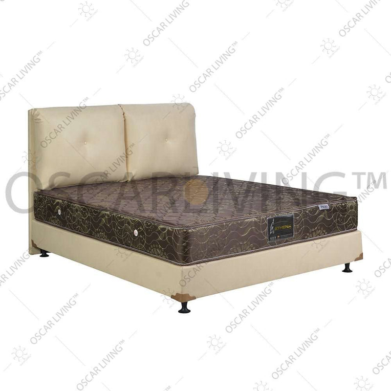 KASUR - SPRINGBED Kasur Springbed Athena Prima HB Boston Cream | Fullset Kozo ATHENA OSCARLIVING